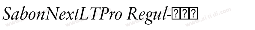 SabonNextLTPro Regul字体转换 SabonNextLTPro Regul字体转换